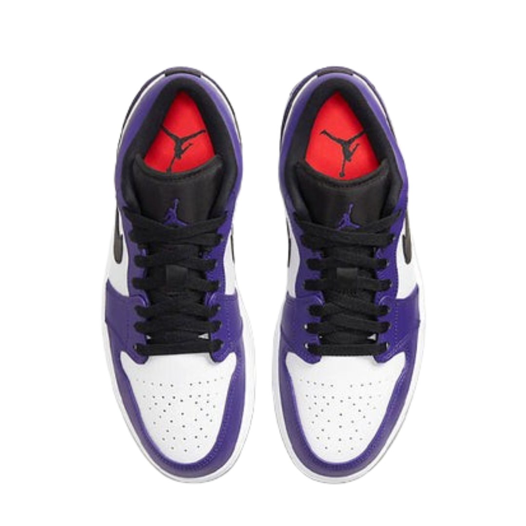 Jordan 1 Low Court Purple White