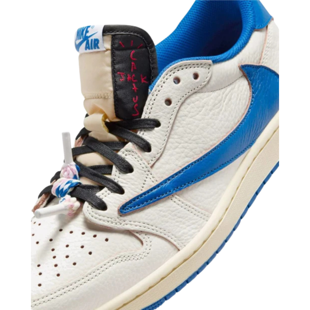 Jordan 1 Low x Travis Scott x Fragment Sail Military Blue