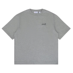 Off White Outline Arrow Heather Grey Tee