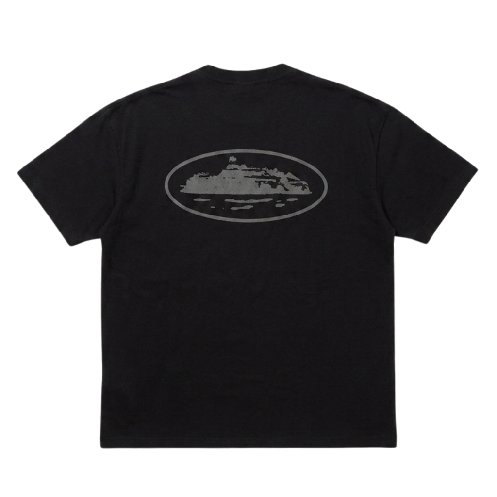 Corteiz OG Island Tee Reflective Black