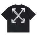 Off White Chalk Arrow Heather Black Tee