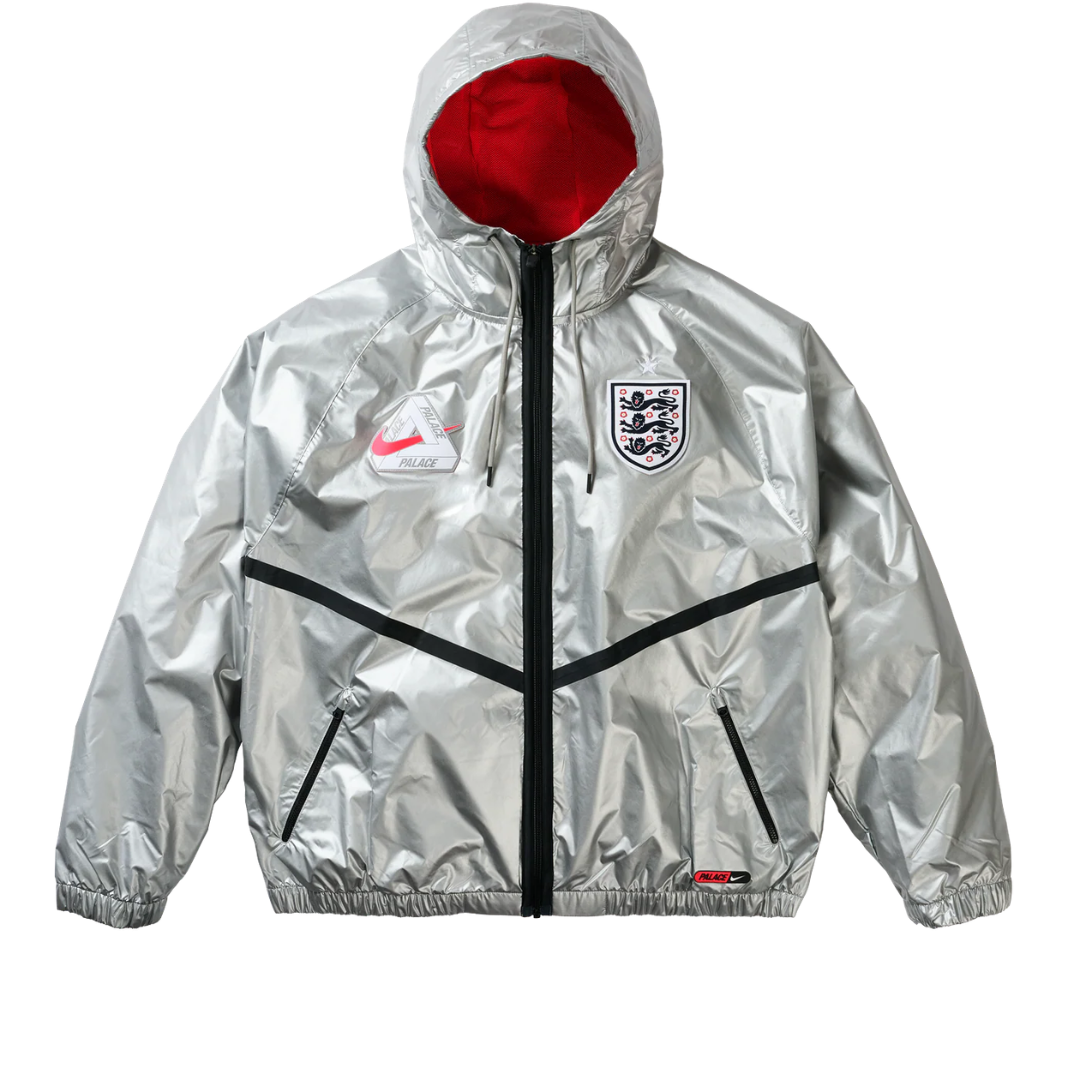 Palace x Nike England Dri-Fit Academy Anthem Jacket Pewter