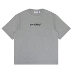 Off White Chalk Arrow Heather Grey Tee