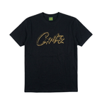 Corteiz Gold 667 Black Tee