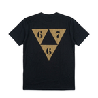 Corteiz Gold 667 Black Tee