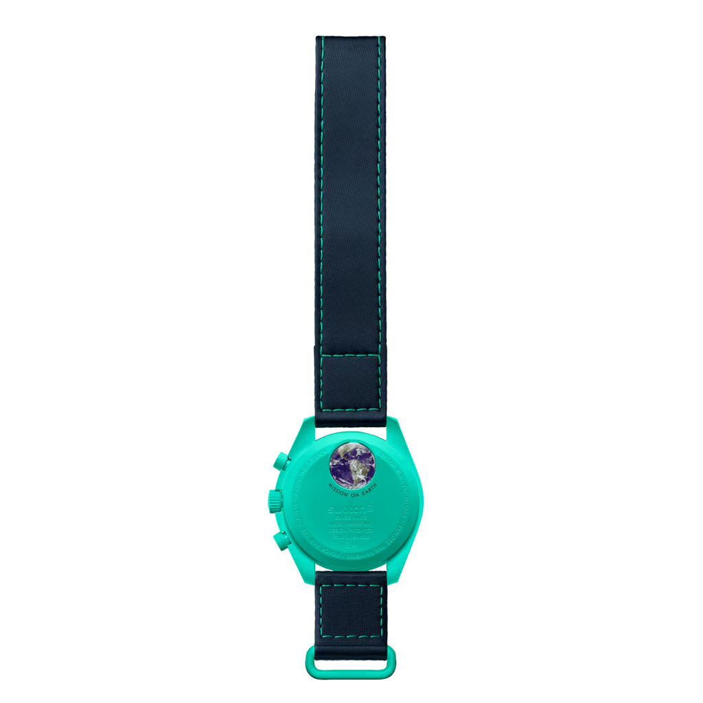 Swatch x Omega Bioceramic Moonswatch Mission On Earth Polar Lights