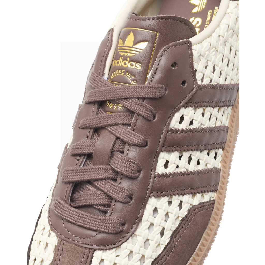 Adidas Samba OG Basketweave Cream White Earth Strata