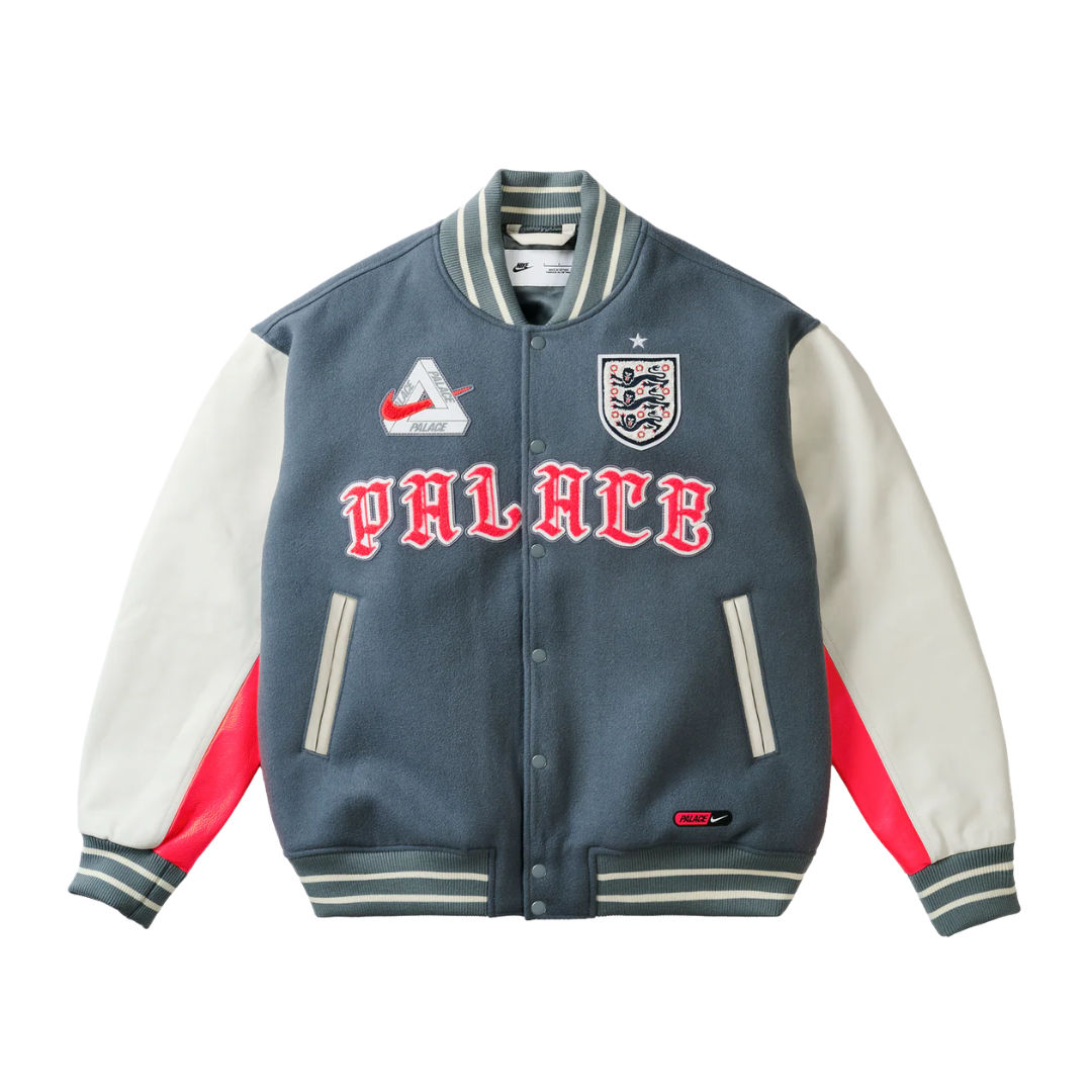 Palace x Nike England Varsity Jacket