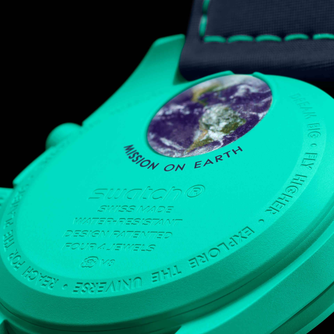 Swatch x Omega Bioceramic Moonswatch Mission On Earth Polar Lights