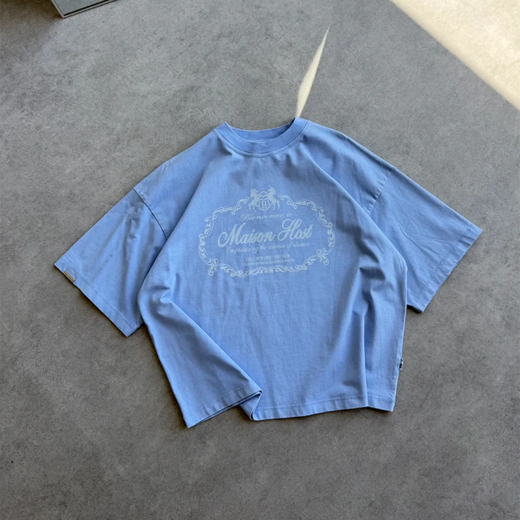 Maison Host Bienvenue Blue Tee
