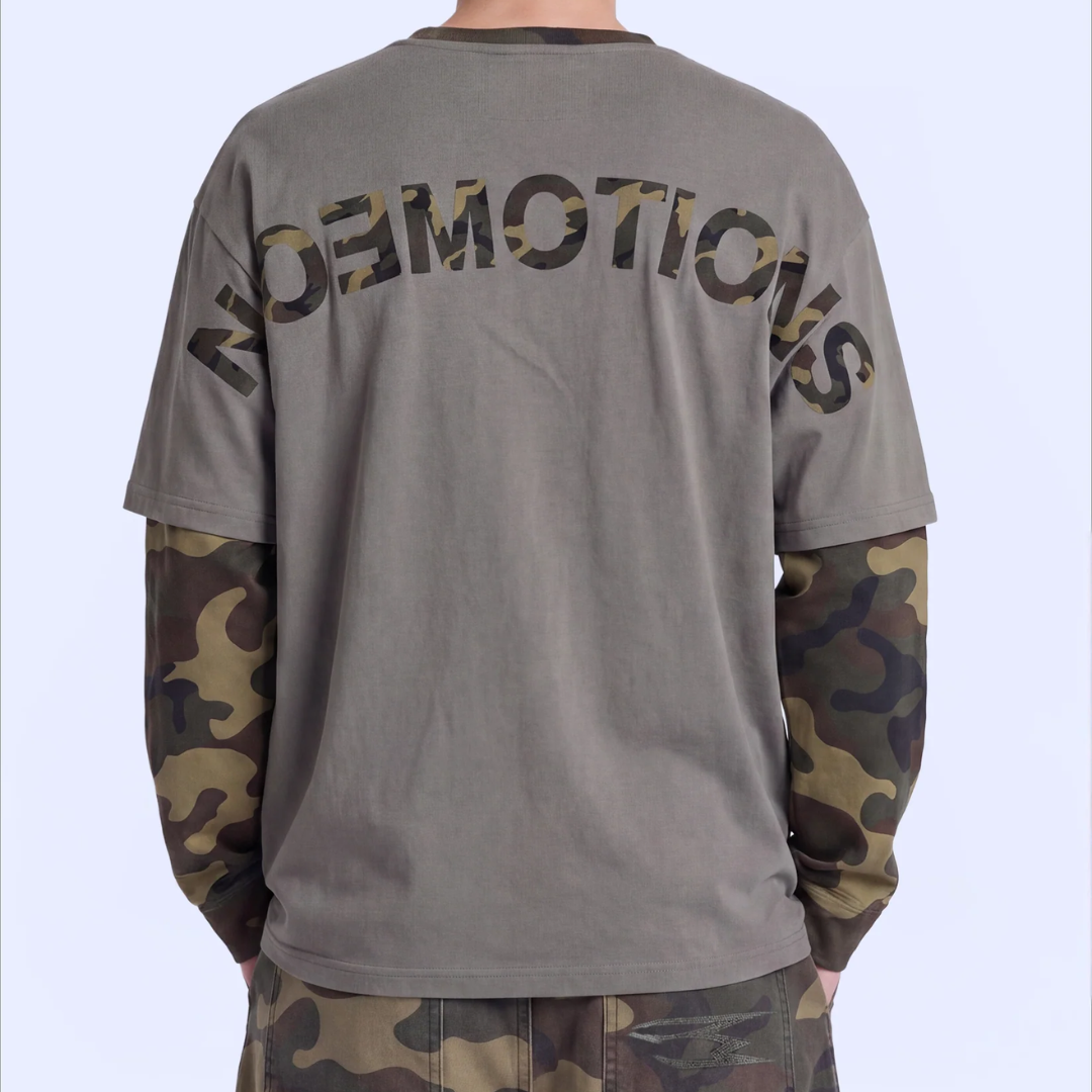Noemotions Camo Dual Longsleeve