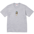 Supreme Prayer Card Box Logo Tee Gris