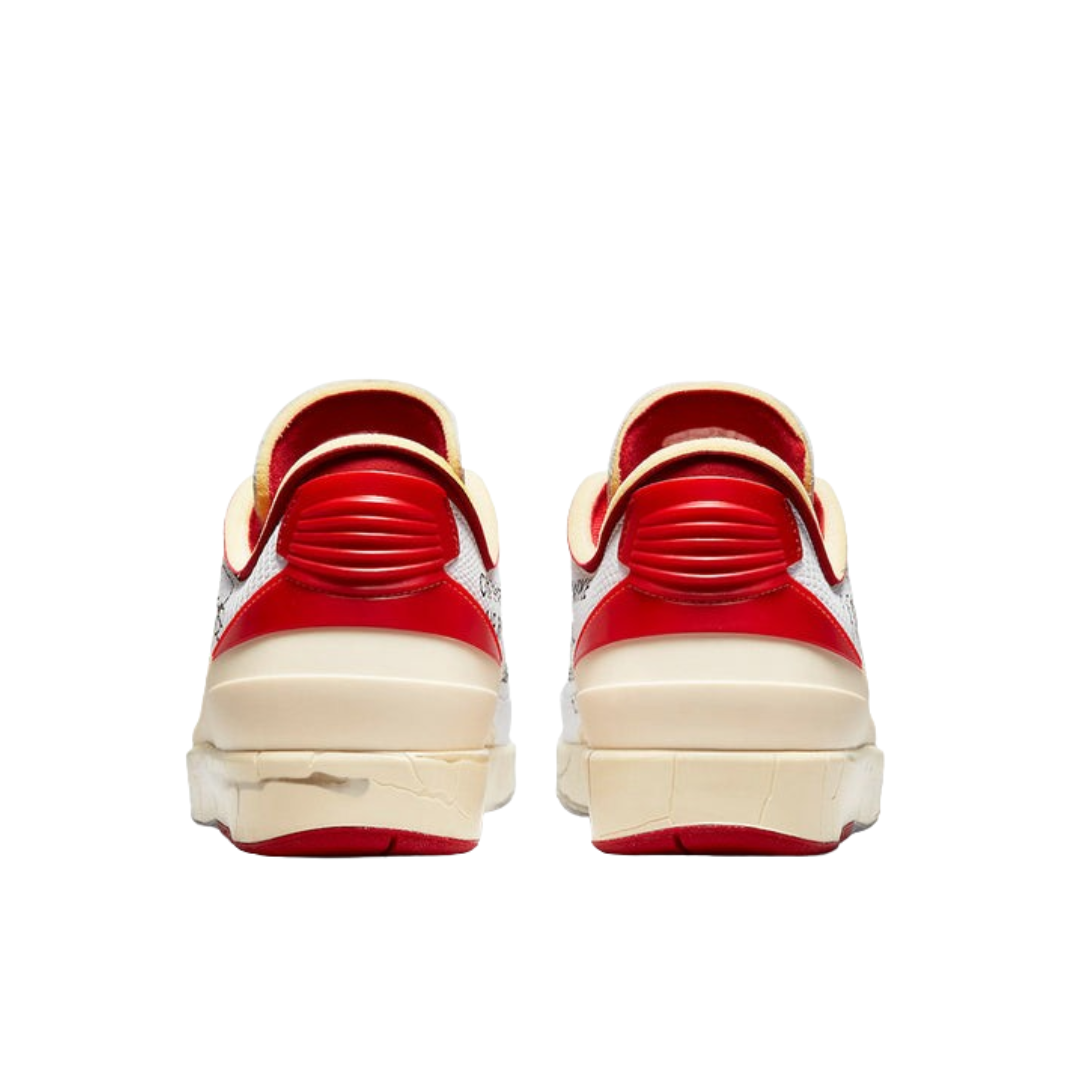 Jordan 2 Retro Low Off White Varsity Red