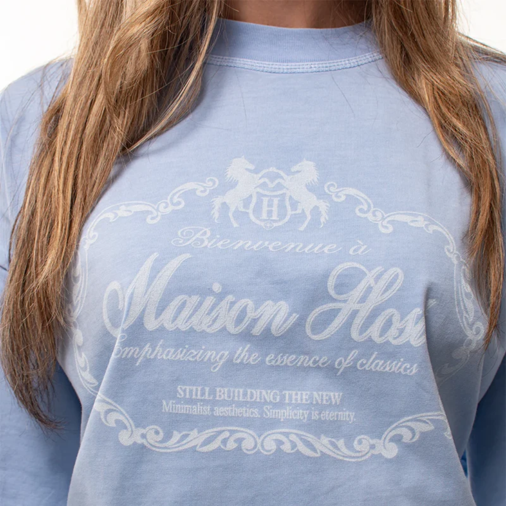 Maison Host Bienvenue Blue Tee