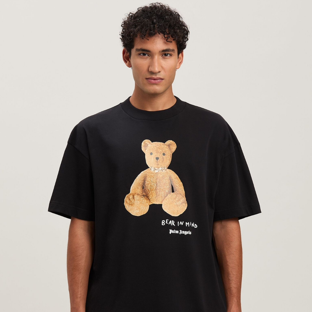 Palm Angels Bear In Mind Black Tee