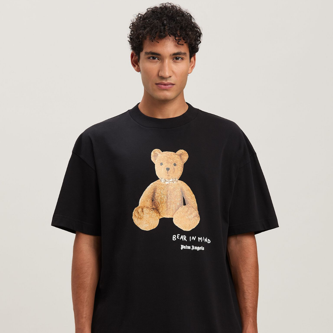 Palm Angels Bear In Mind Black Tee