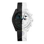 Swatch x Omega Bioceramic Moonswatch Mission to Earthphase Moonshine Gold Cold Moon Snoopy White Blue-SO33W701L