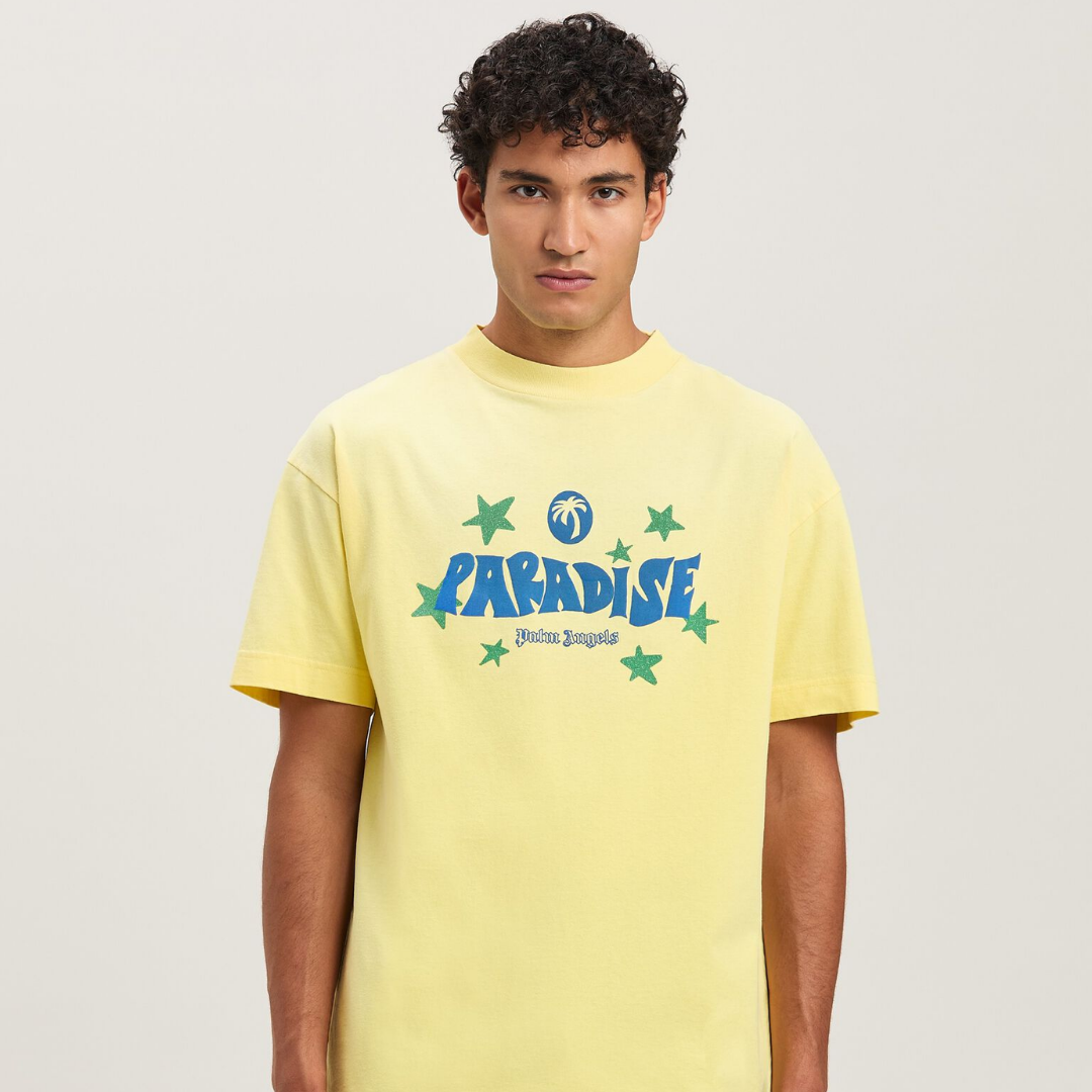 Palm Angels Paradise Yellow Tee