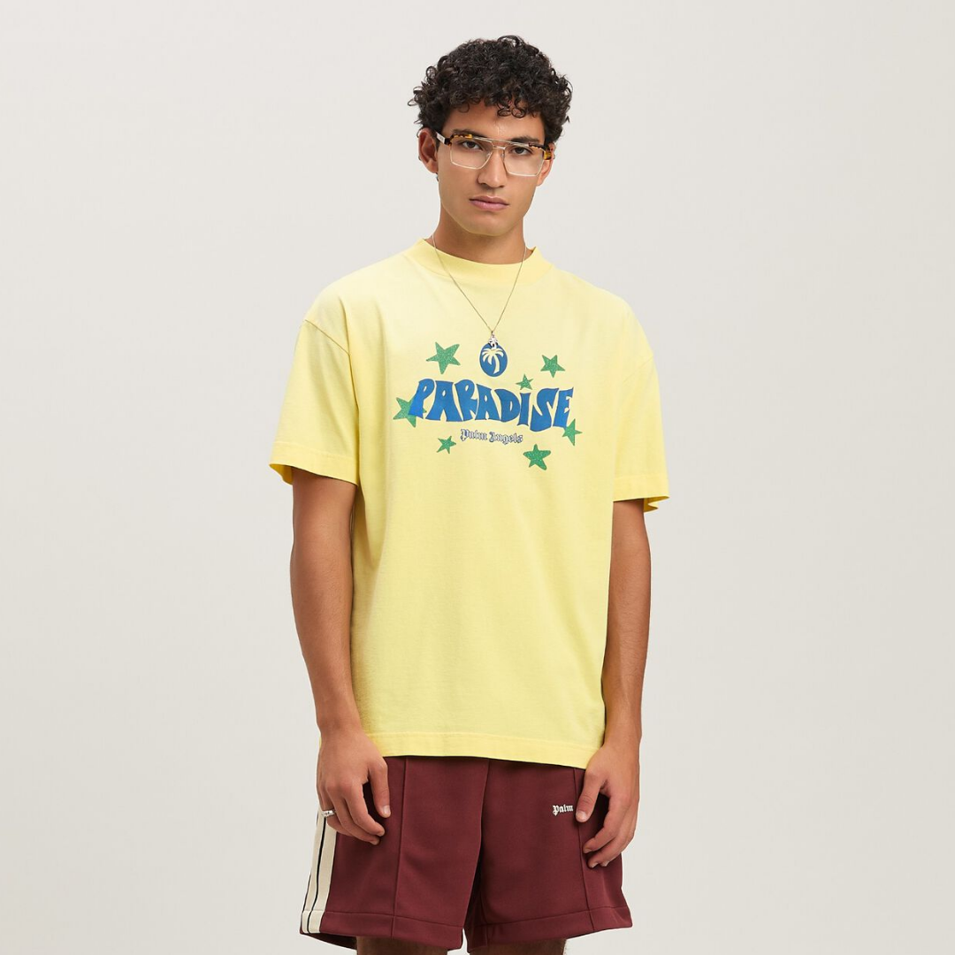 Palm Angels Paradise Yellow Tee