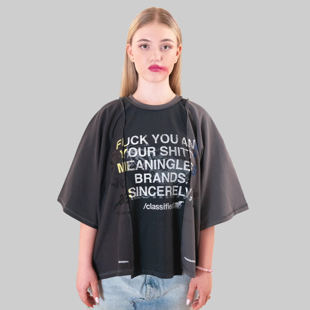 Classified Statement Tee (Reversible)