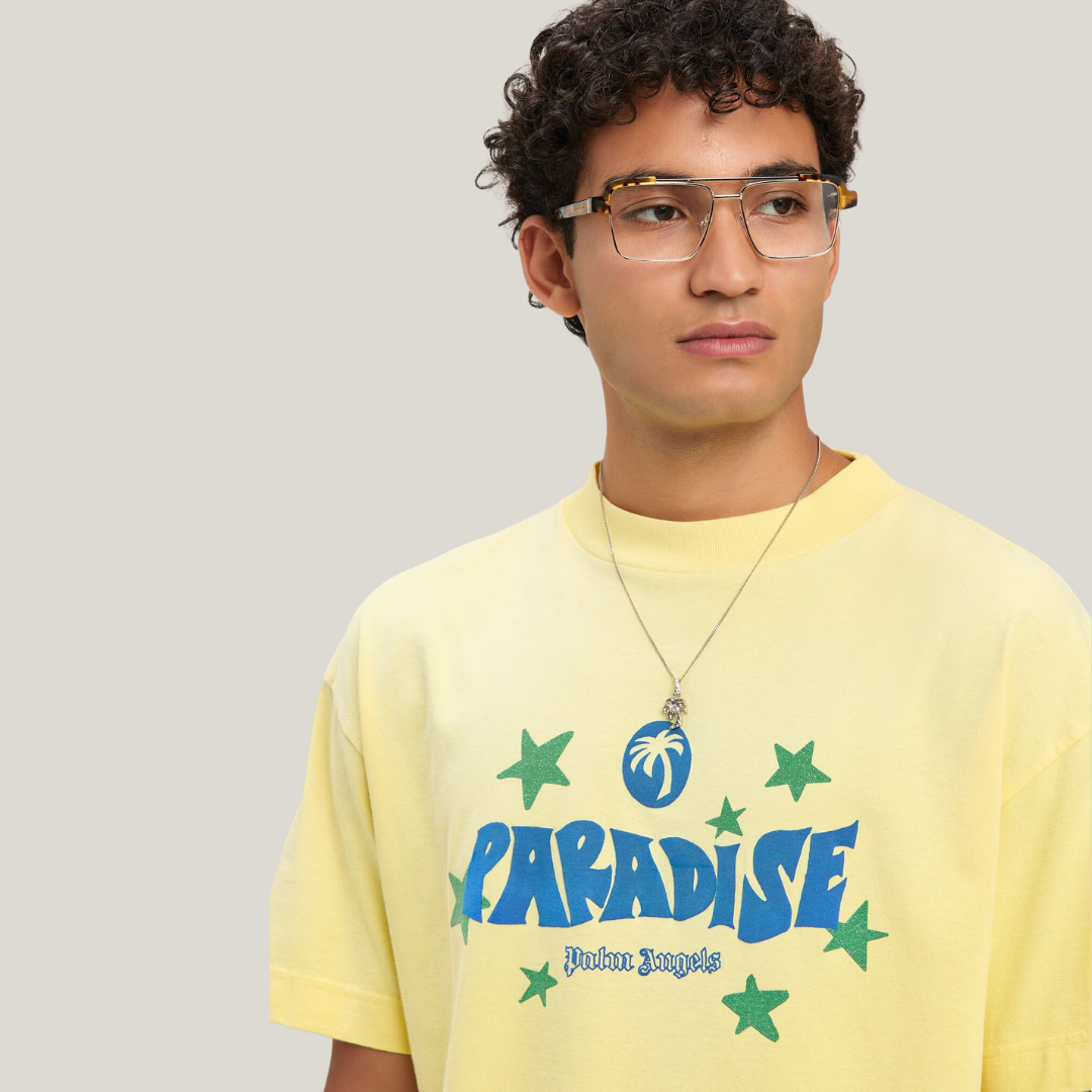 Palm Angels Paradise Yellow Tee