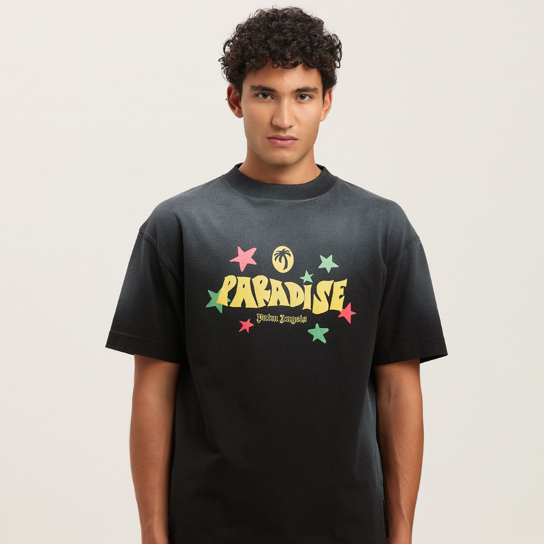 Palm Angels Paradise Black Tee