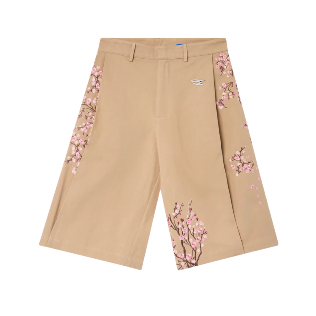 Noemotions Flower Jorts Brown