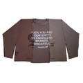 Classified Statemente Longsleeve Tee (Reversible)