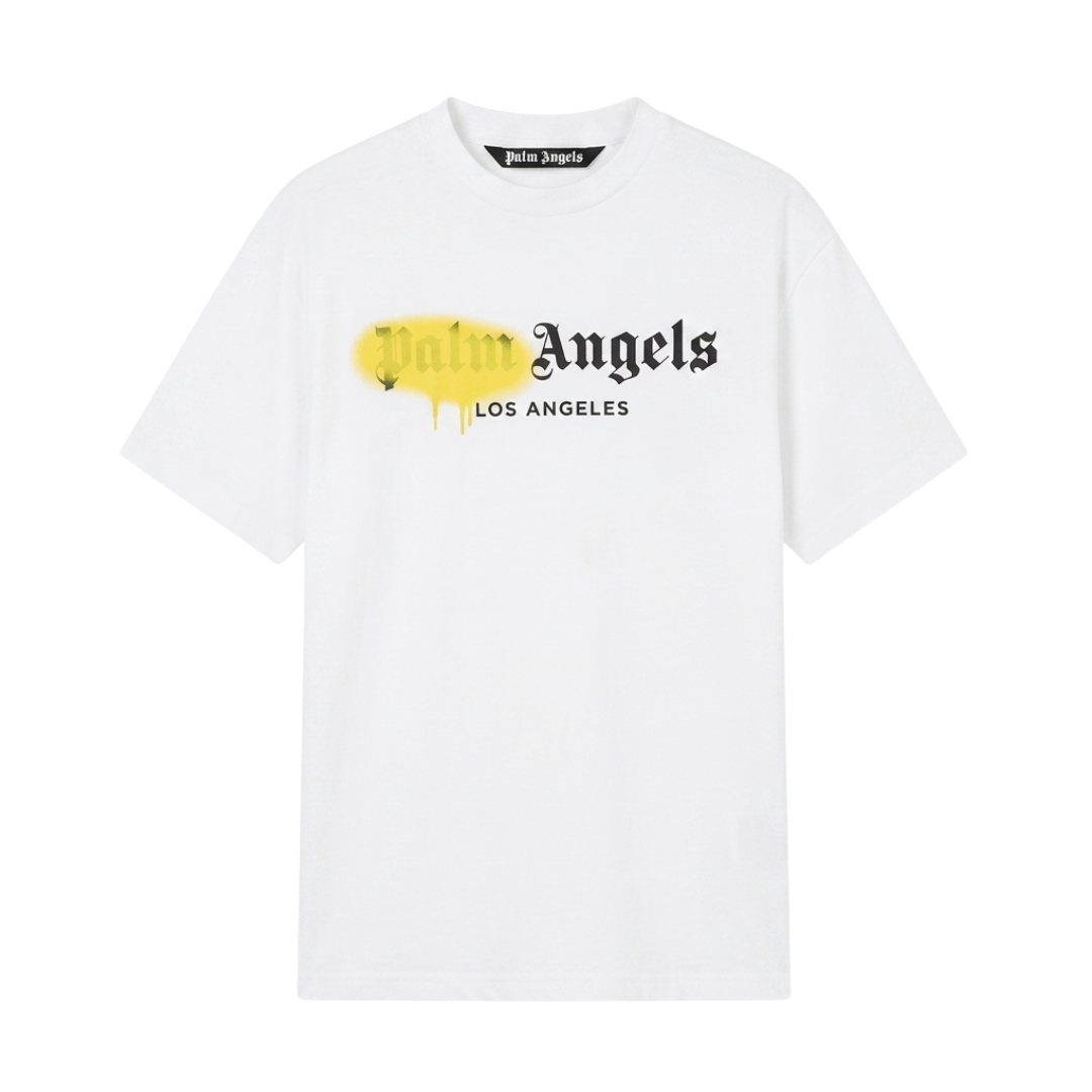 Palm Angels Spray Printed Logo Tee