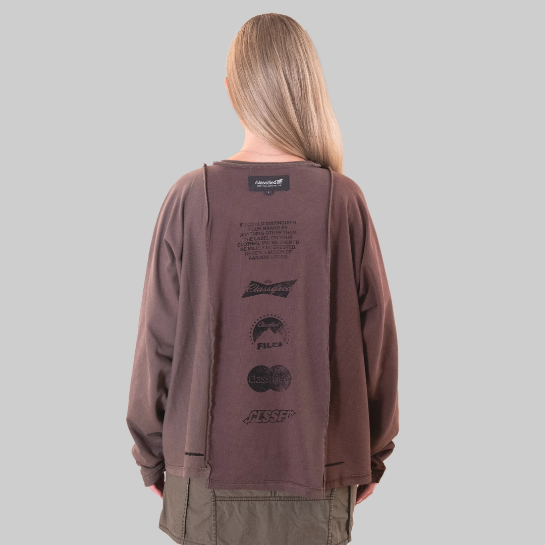 Classified Statemente Longsleeve Tee (Reversible)