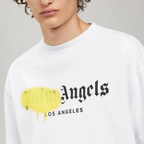 Palm Angels Spray Printed Logo Tee