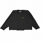 Classified Statement Longsleeve Black Tee (Reversible)