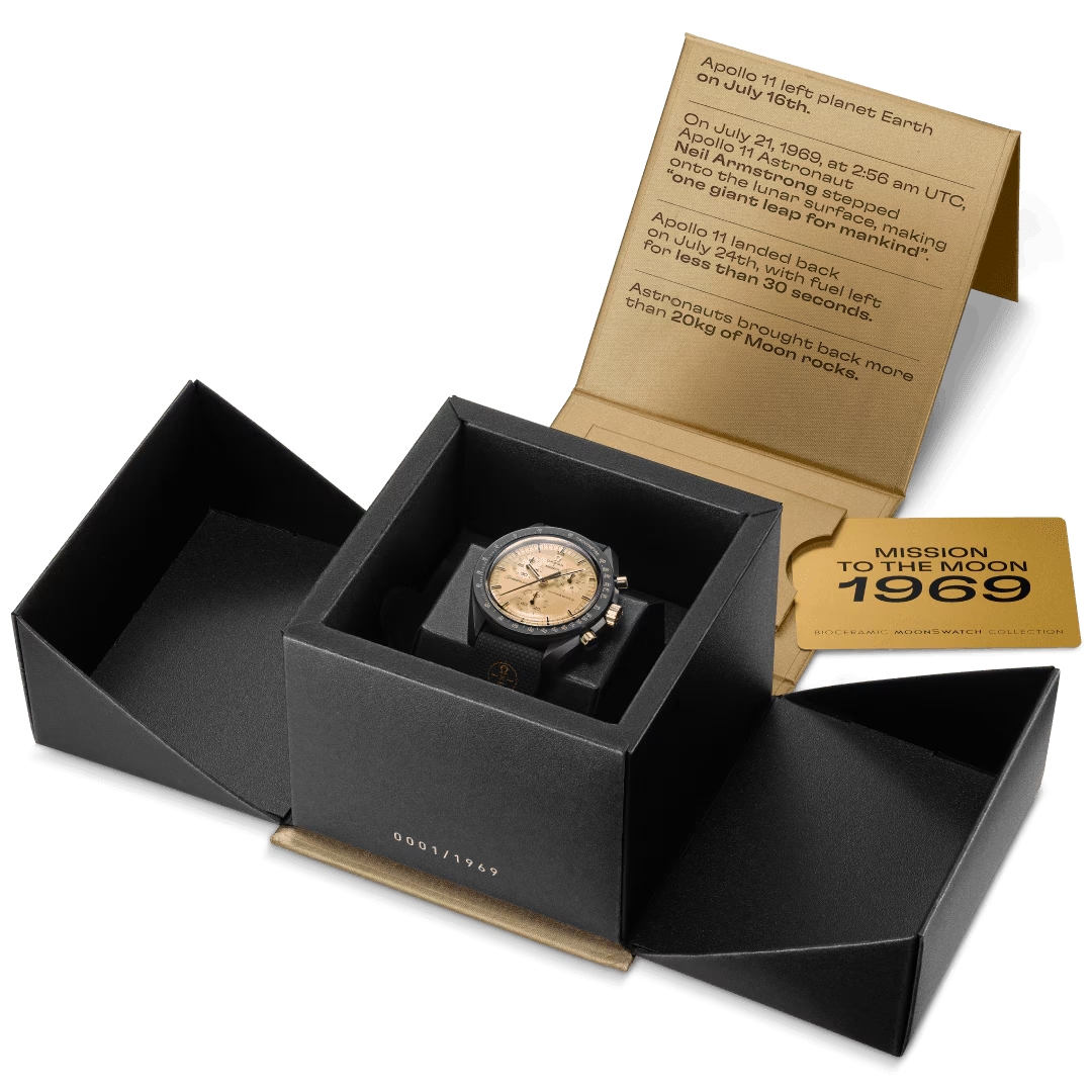 Swatch x Omega Bioceramic Moonswatch Mission to the Moon 1969 SSX01B700