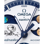 Swatch x Omega Bioceramic Moonswatch Mission To Earthphase Moonshine Snoopy Gold (Sturgeon Moon) - SO33N701L
