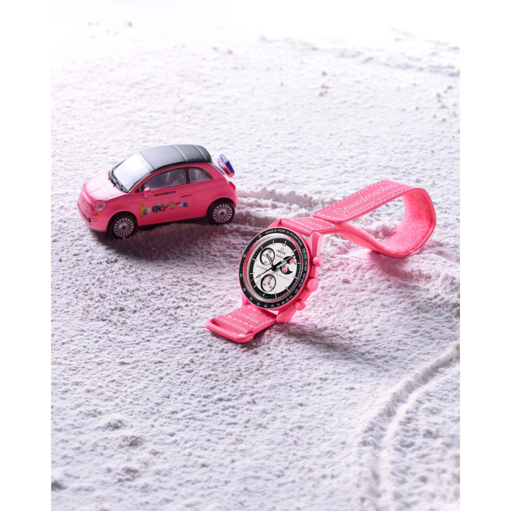 Swatch x Omega Bioceramic Moonswatch Mission to the Pink Moon - SO33P700