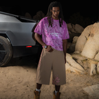 Noemotions Flower Jorts Brown