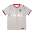 Palace x Nike England Dri-FIT Football Top Pewter Grey/Bright Crimson