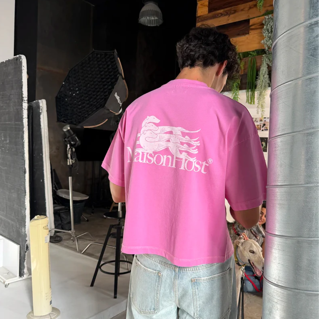 Maison Host Galgo Pink Tee