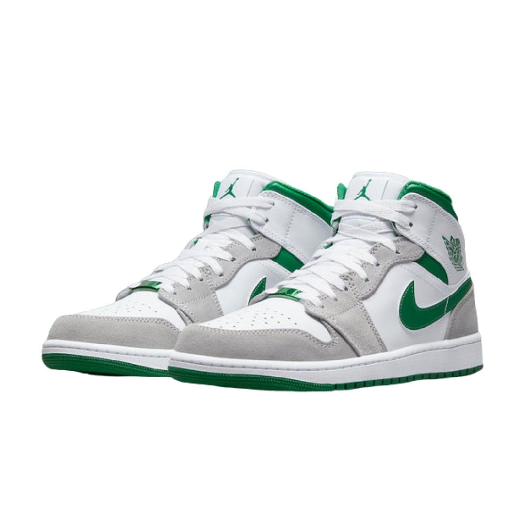 Jordan 1 Mid SE Grey Pine Green