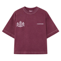 Maison Host Essential MH Crest Tee Burgundy