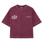 Maison Host Essential MH Crest Tee Burgundy