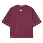 Maison Host Essential MH Crest Tee Burgundy