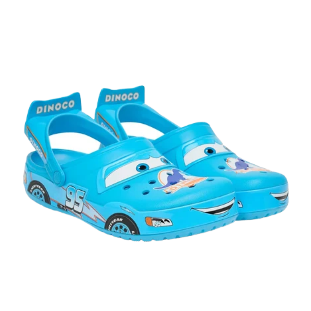 Crocs x Cars Lightning McQueen Dinoco