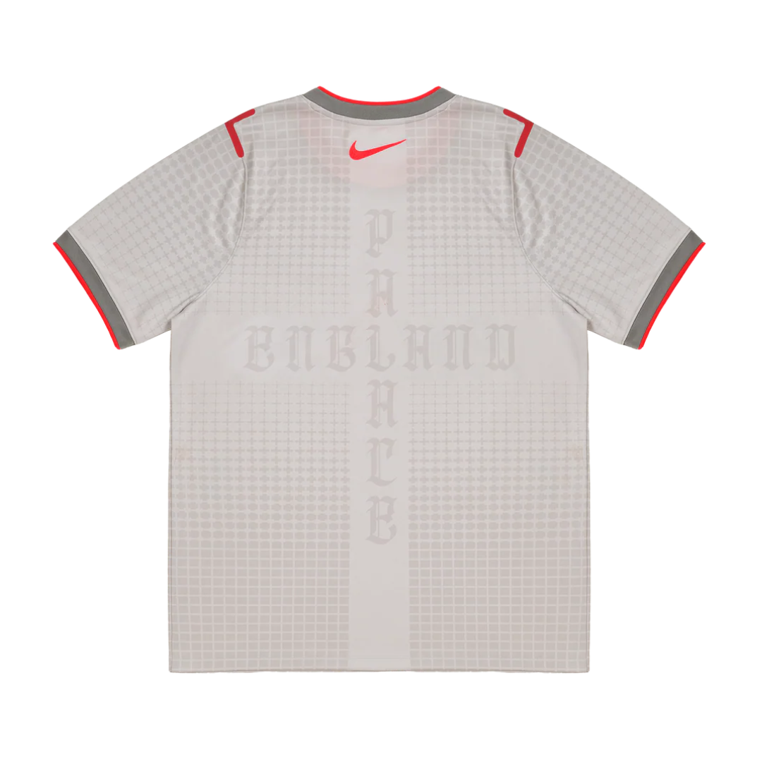 Palace x Nike England Dri-FIT Football Top Pewter Grey/Bright Crimson