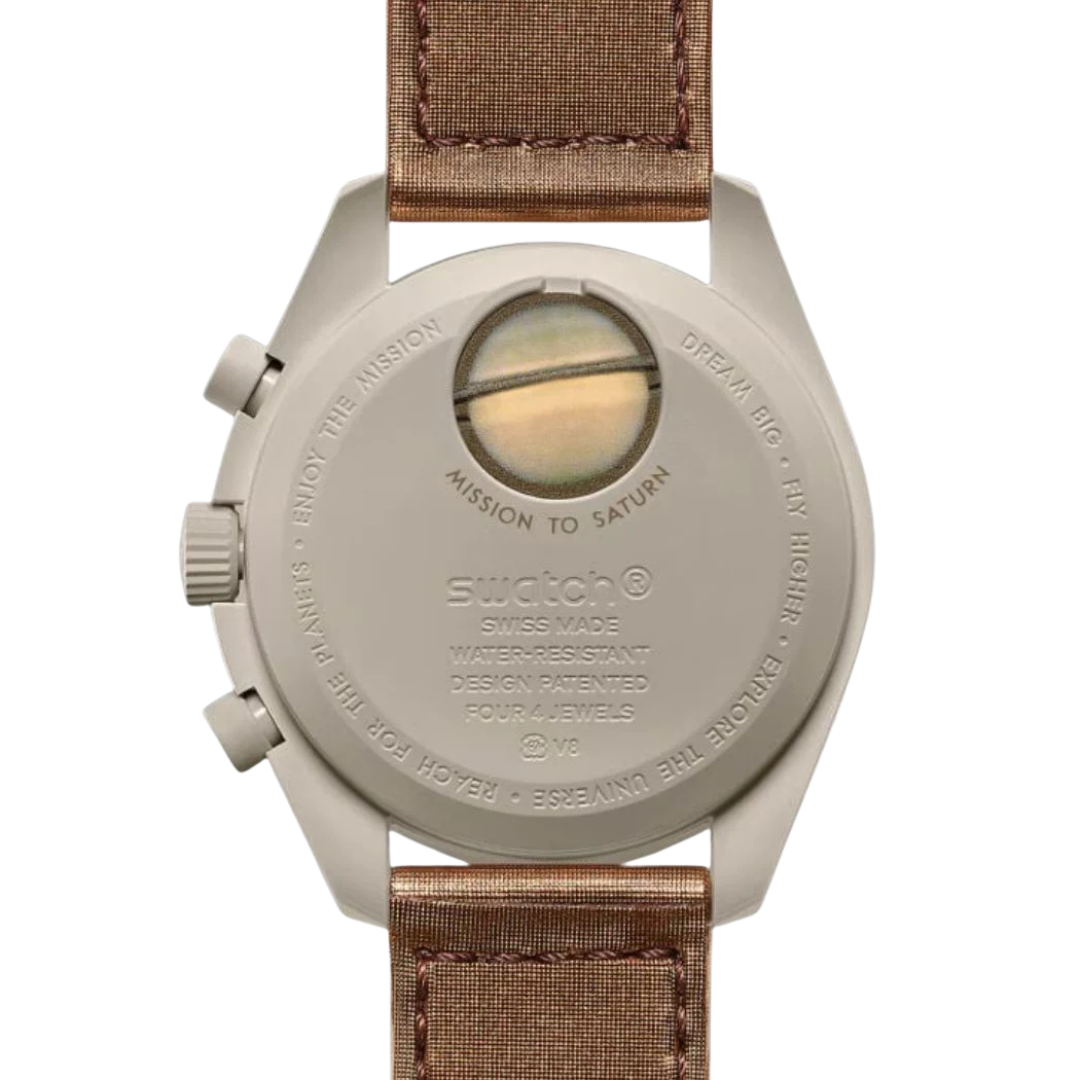 Swatch x Omega Bioceramic Moonswatch Mission to Saturn - SO33T100