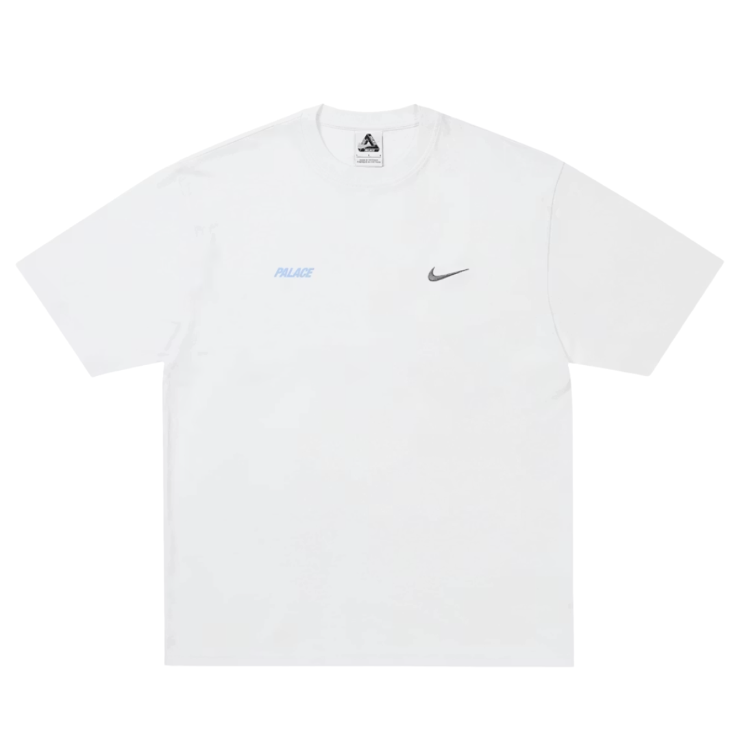 Palace x Nike Font Swoosh T-shirt White