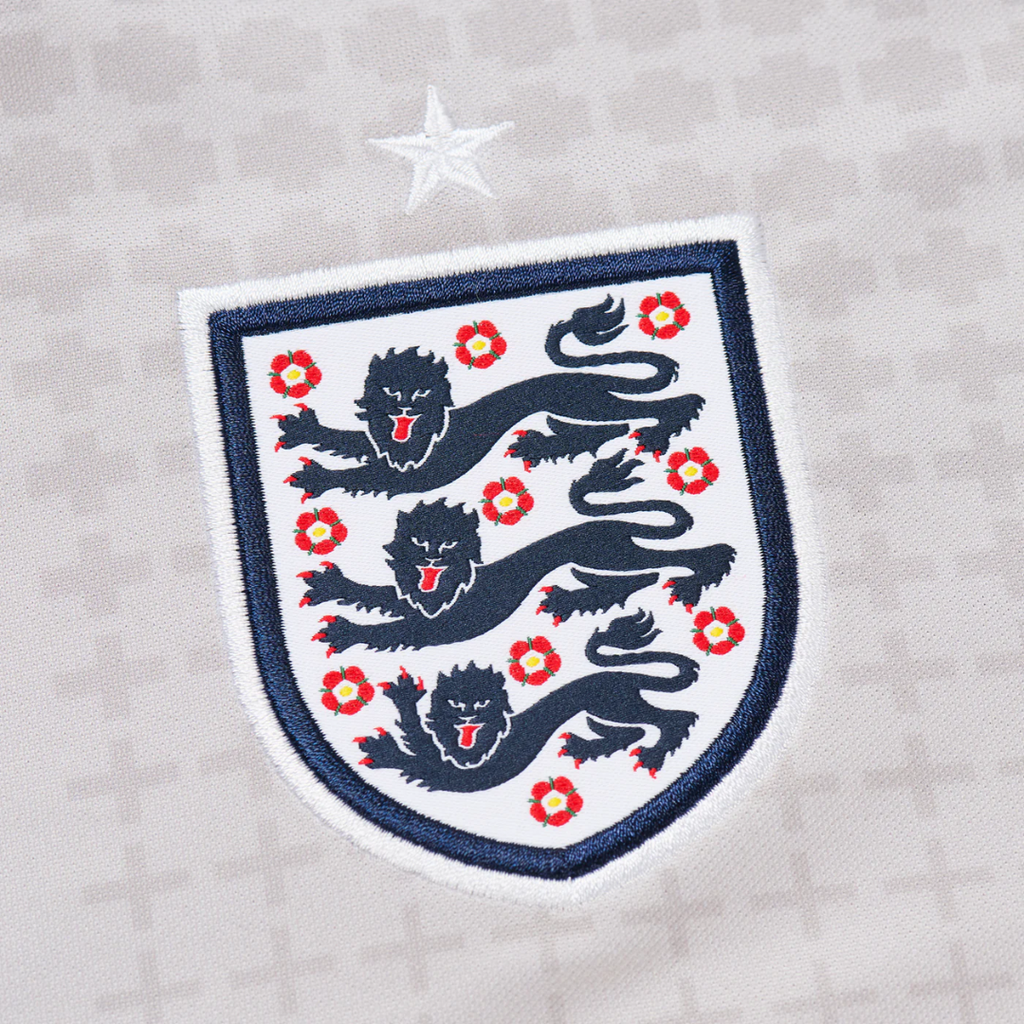 Palace x Nike England Dri-FIT Football Top Pewter Grey/Bright Crimson