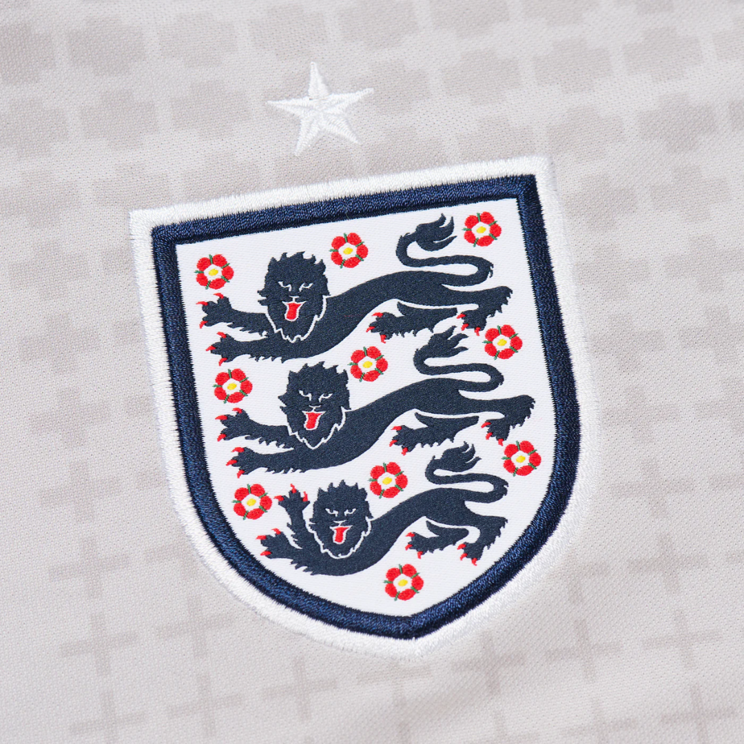 Palace x Nike England Dri-FIT Football Top Pewter Grey/Bright Crimson