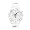 Swatch x Omega Bioceramic Moonswatch Mission to the Moonphase Snoopy White