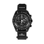 Swatch x Omega Bioceramic Moonswatch Mission to the Moonphase Snoopy Black